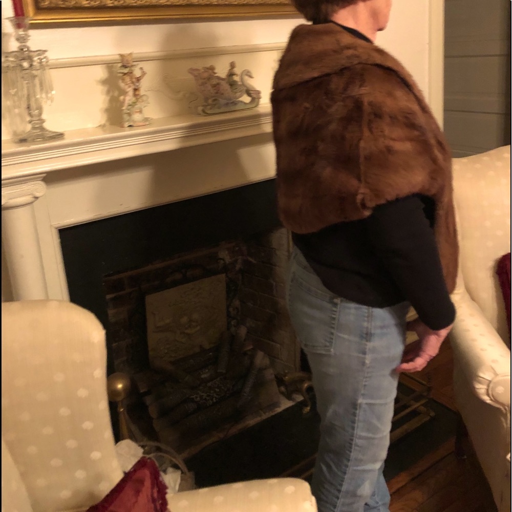 Mink cape